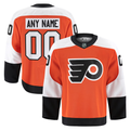 Jamed Custom P.Flyers Orange Home Authentic Pro Jerseys