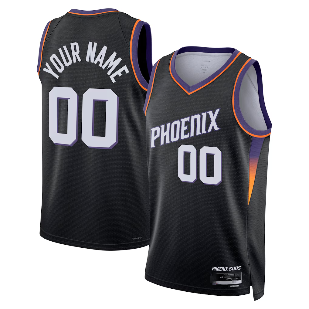 Jamed Custom P.Sunss Black Swingman Jerseys - Statement Edition