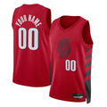 Jamed Custom PT.Blazers Red 2022-2023 Swingman Jerseys - Statement Edition