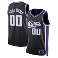 Jamed Custom S.Kings Black Swingman Jerseys - Icon Edition