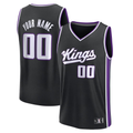 Jamed Custom S.Kings Fanatics Black Fast Break Jerseys - Icon Edition