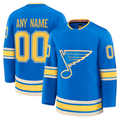 Jamed Custom St.L.Blues Blue Alternate Premium Jerseys