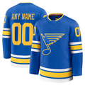 Jamed Custom St.L.Blues Blue Home Premium Jerseys