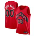 Jamed Custom T.Raptors Red Swingman Jerseys - Icon Edition