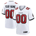 Jamed Custom TB.Buccaneers White Replica Game Stitched Jerseys
