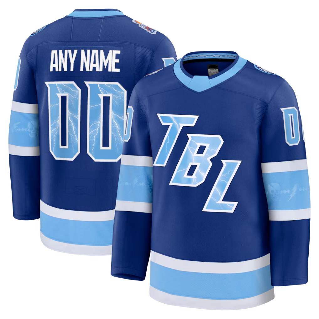 Jamed Custom TB.Lightning Blue 2026 Stadium Series Premium Jerseys