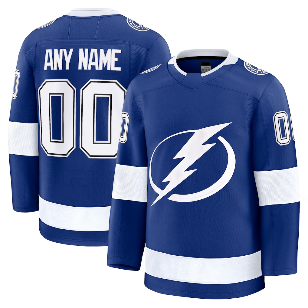 Jamed Custom TB.Lightning Blue Home Premium Jerseys
