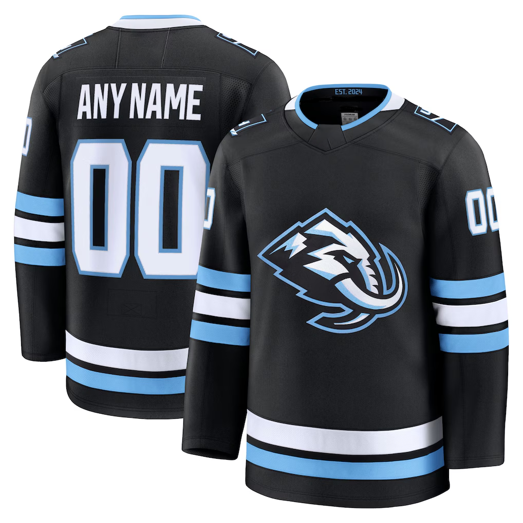 Jamed Custom U.Mammoth Black Home Premium Jerseys