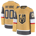 Jamed Custom V.Golden Knights Gold Home Premium Jerseys