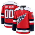 Jamed Custom W.Capitals Red Alternate Premium Jerseys