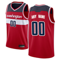 Jamed Custom W.Wizards Red Swingman Jerseys - Icon Edition
