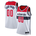 Jamed Custom W.Wizards White Swingman Jerseys - Association Edition