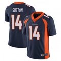 Jamed D.Broncos #14 Courtland Sutton Player Navy Limited Stitched Jerseys