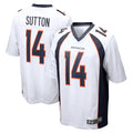 Jamed D.Broncos #14 Courtland Sutton Player White Game Stitched Jerseys