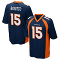 Jamed D.Broncos #15 Nik Bonitto Player Navy Game Stitched Jerseys