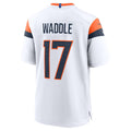 Jamed D.Broncos #17 Jaylen Waddle White Game Stitched Jerseys
