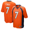 Jamed D.Broncos #7 John Elway Player Orange Game Stitched Jerseys