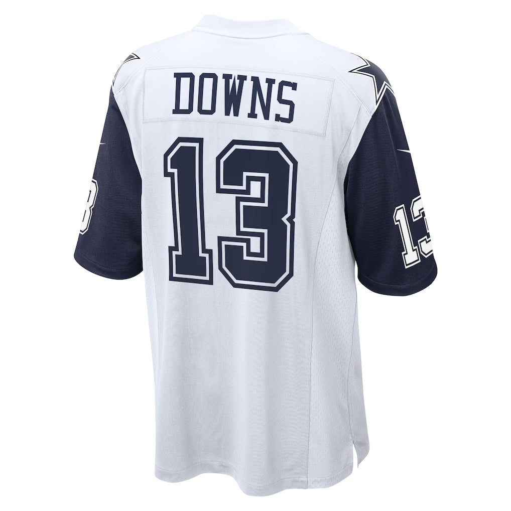 Jamed D.Cowboys #13 Caleb Downs White Alternate Game Stitched Jerseys