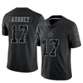Jamed D.Cowboys #17 Brandon Aubrey Player Black REFLECTIVE Limited Stitched Jerseys