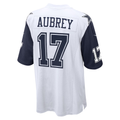 Jamed D.Cowboys #17 Brandon Aubrey White Alternate Game Team Stitched Jerseys