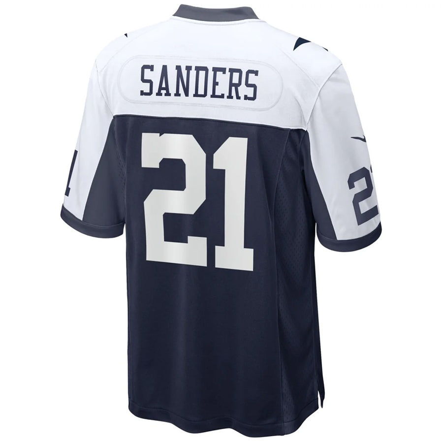 Jamed D.Cowboys #21 Deion Sanders Player Navy Alternate Game Stitched Jerseys