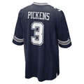 Jamed D.Cowboys #3 George Pickens Player Navy Home Game Stitched Jerseys