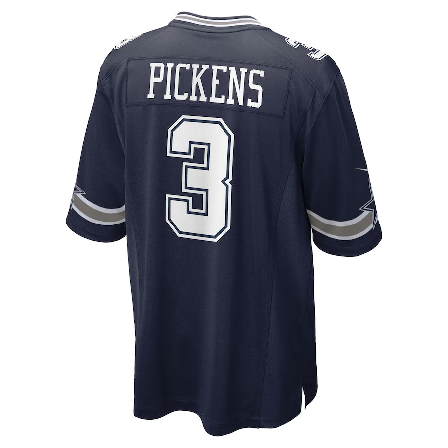 Jamed D.Cowboys #3 George Pickens Player Navy Home Game Stitched Jerseys