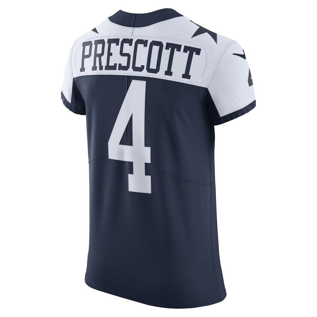 Jamed D.Cowboys #4 Dak Prescott Navy Alternate Vapor Elite Player Stitched Jersey