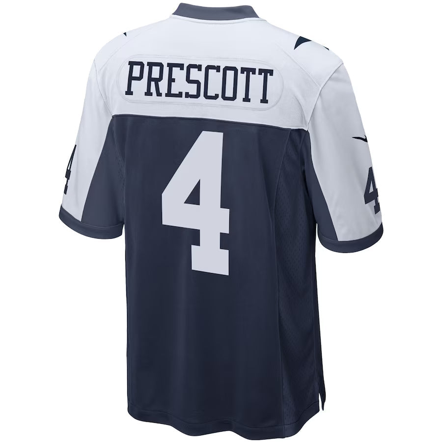 Jamed D.Cowboys #4 Dak Prescott Player Navy Alternate Game Stitched Jerseys