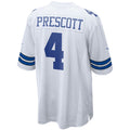 Jamed D.Cowboys #4 Dak Prescott Player White Home Game Stitched Jerseys