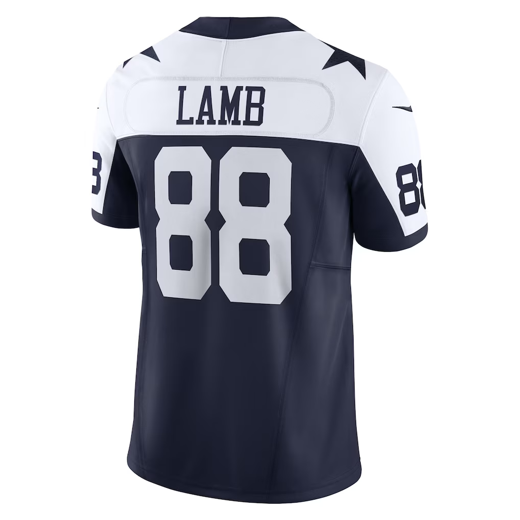 Jamed D.Cowboys #88 CeeDee Lamb Navy Vapor F.U.S.E. Limited Stitched Jerseys