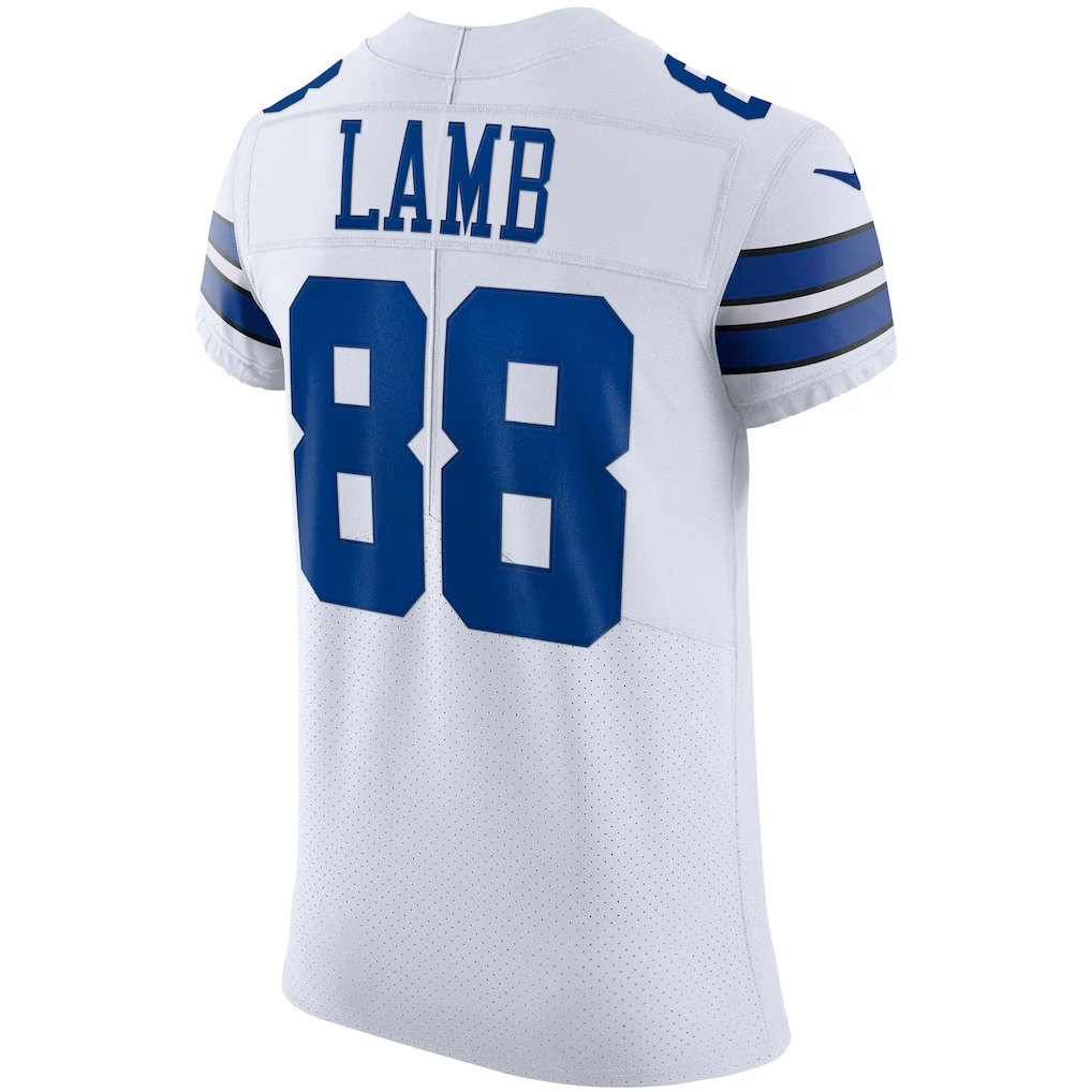 Jamed D.Cowboys #88 CeeDee Lamb White Vapor Elite Jersey Stitched Jerseys