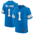 Jamed D.Lions #1 Jameson Williams Player Blue Replica Game Stitched Jerseys