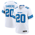 Jamed D.Lions #20 Barry Sanders Player White Game Stitched Jerseys