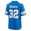 Jamed D.Lions #32 Brian Branch Player Blue Home Game Stitched Jerseys