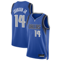 Jamed D.Mavericks #14 Morez Johnson Jr. Blue Swingman Jerseys - Icon Edition