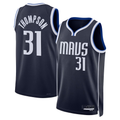 Jamed D.Mavericks #31 Klay Thompson Navy Statement Edition Swingman Stitched Jerseys