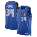 Jamed D.Mavericks #34 Santi Aldama Blue Icon Edition Swingman Stitched Jerseys