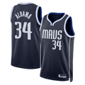 Jamed D.Mavericks #34 Santi Aldama Navy Statement Edition Swingman Stitched Jerseys