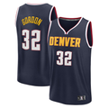 Jamed D.Nuggets #32 Aaron Gordon Navy Fast Break Replica Player Jerseys - Icon Edition