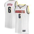 Jamed D.Nuggets #6 DeAndre Jordan White Fast Break Player Jerseys - Association Edition