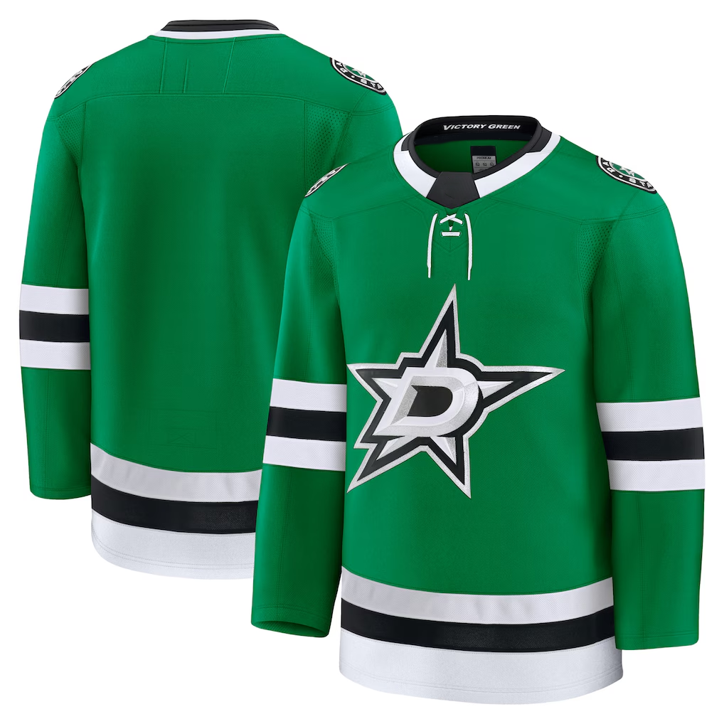 Jamed D.Stars Kelly Green Home Premium Jerseys
