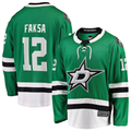 Jamed D.Stars #12 Radek Faksa Kelly Green Home Breakaway Jerseys