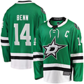 Jamed D.Stars #14 Jamie Benn Kelly Green Home Premium Jerseys