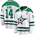 Jamed D.Stars #14 Jamie Benn White Breakaway Jerseys