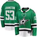 Jamed D.Stars #53 Wyatt Johnston Kelly Green Home Breakaway Player Jerseys