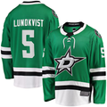 Jamed D.Stars #5 Nils Lundkvist Kelly Green Home Premier Breakaway Player Jerseys