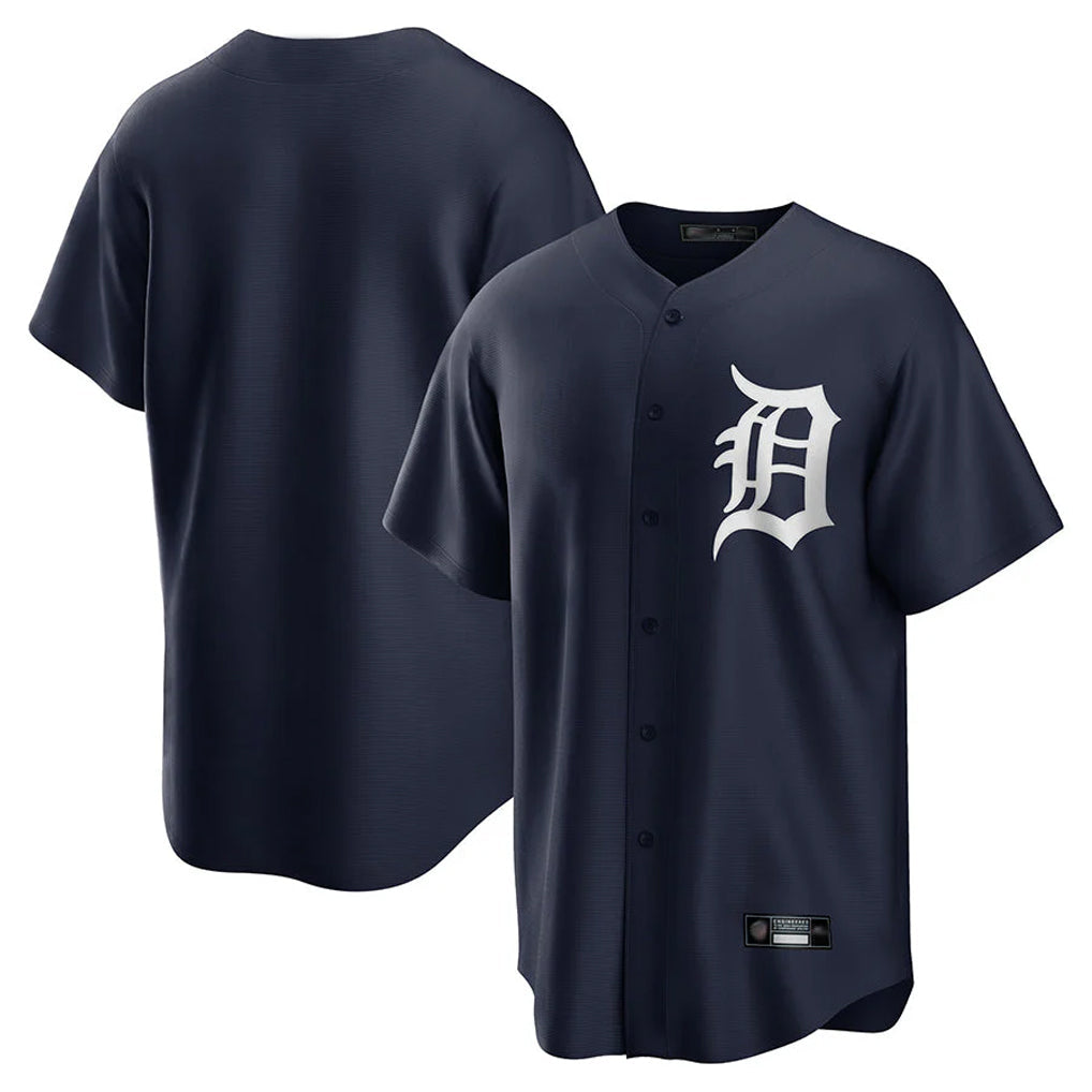 Jamed D.Tigers Navy Game Home Blank Player Stitched Jerseys