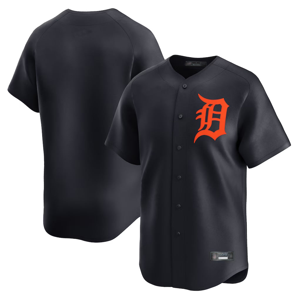 Jamed D.Tigers Navy Home Limited Blank Player Stitched Jerseys