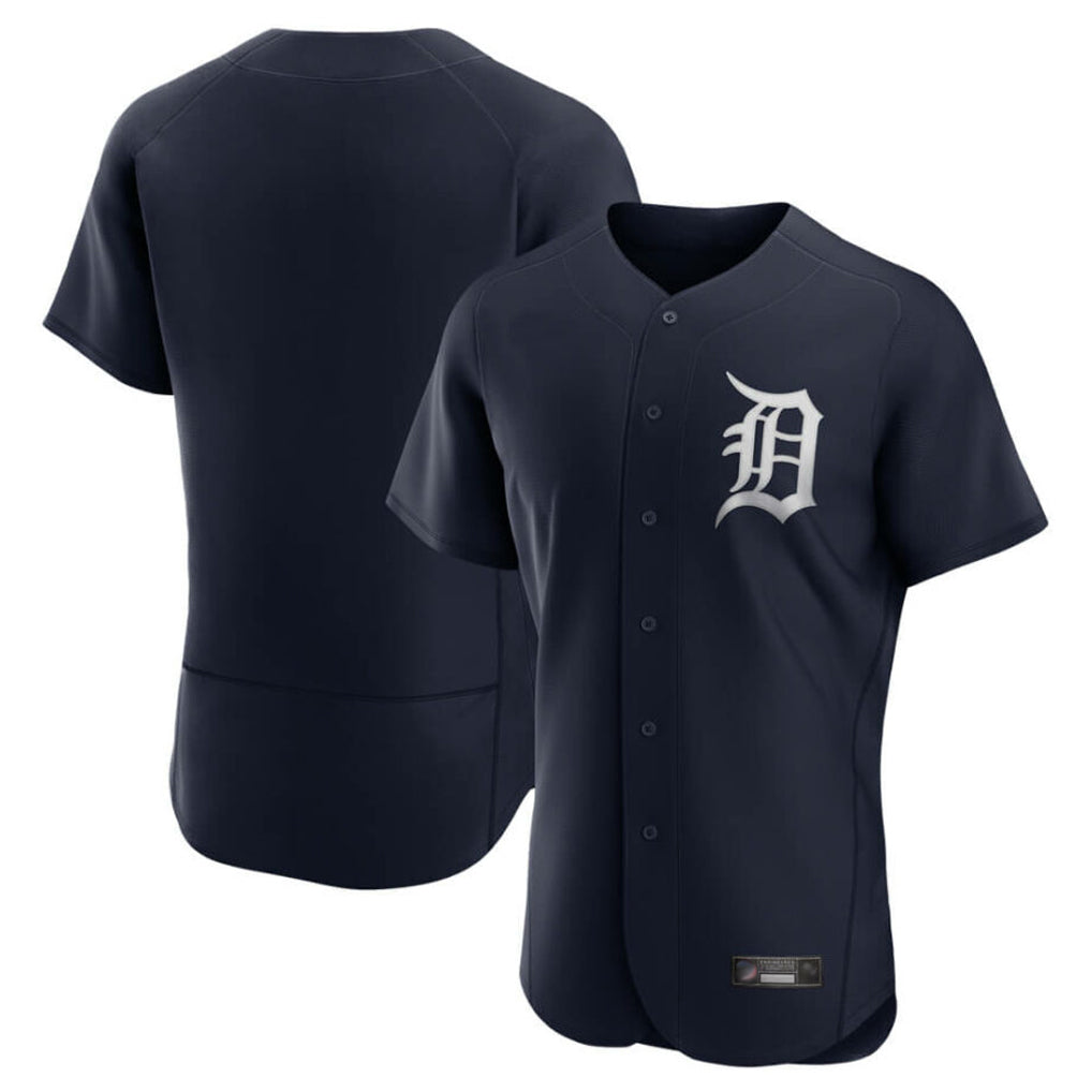 Jamed D.Tigers Navy Home Limited Elite Blank Player Stitched Jerseys